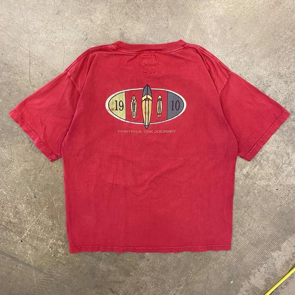 Vintage Y2K Surf Monterrey California 2000s Surfboard T-Shirt Size Large
